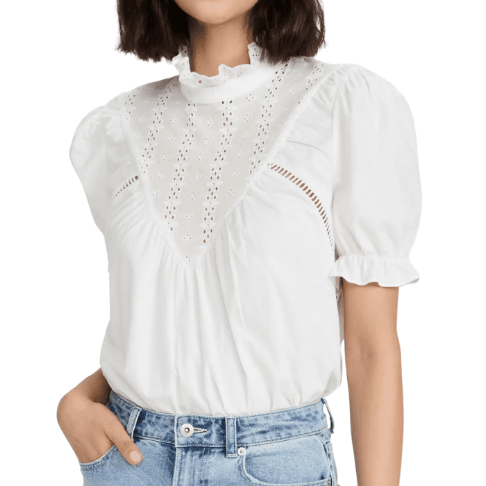 Dressy discount white blouses
