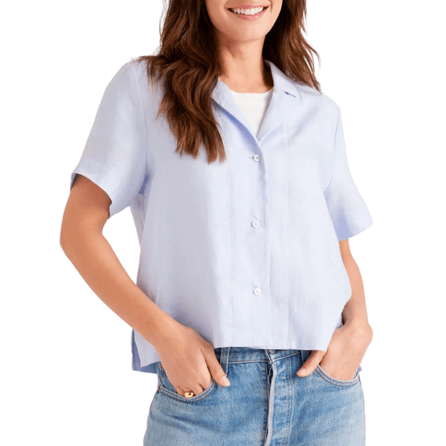 Quince 100% European Linen Short Sleeve Shirt