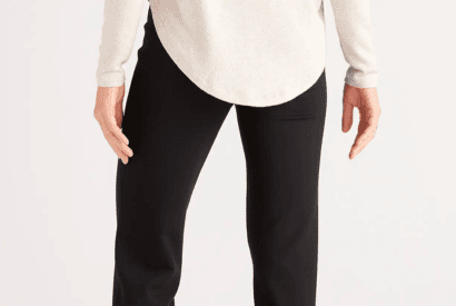 Quince, Pants & Jumpsuits, New Quince Cotton Linen Twill Straight Leg Pant  Charcoal Szm