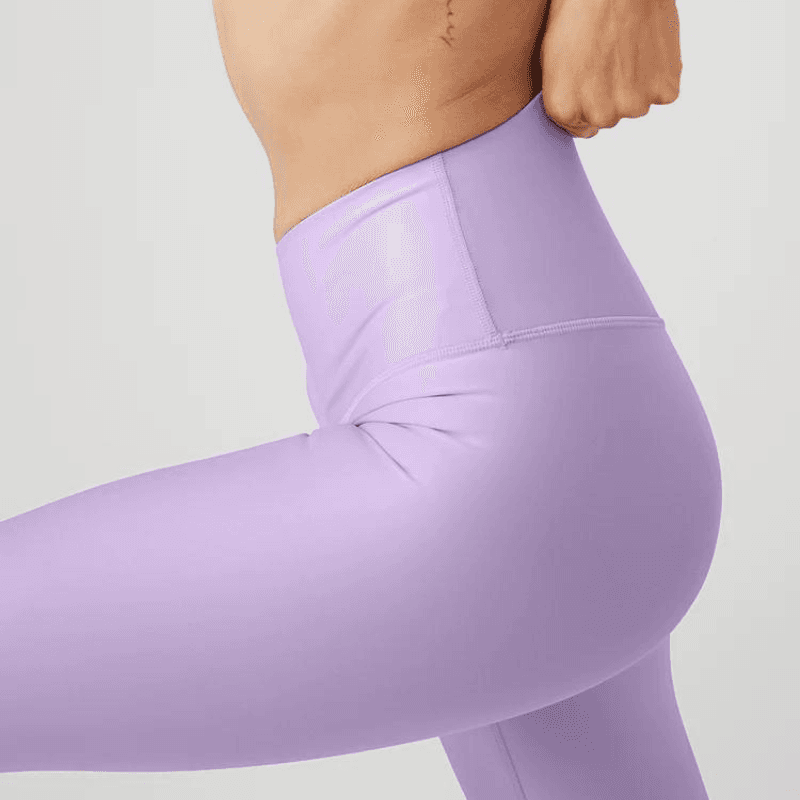 Nike Training luxe one tight cropped leggings in lilac-purple
