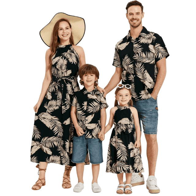 PatPat Maxi Dress Beach Vacation Family Matching Outfits