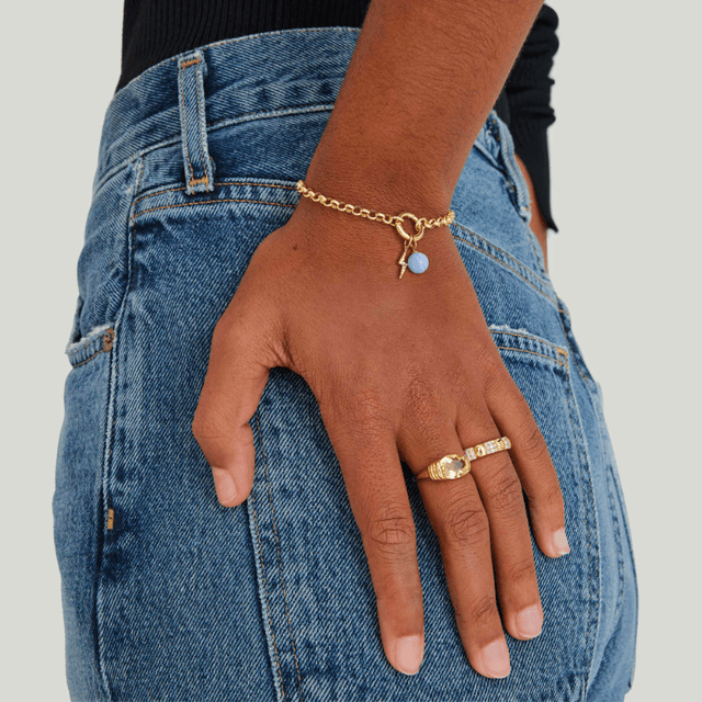 Shop 18K Gold Charm Bracelet Online in India