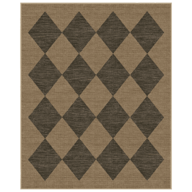 goop Salerno Soft Black Re-Jute Rug