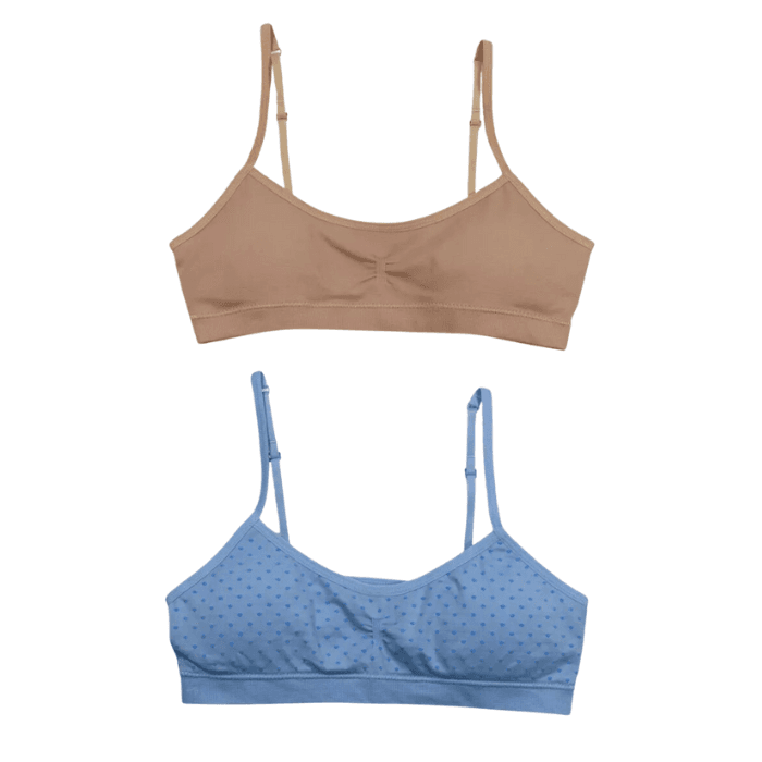 Fruit Of The Loom Girls Seamless Stretch Sports Bra Pack : Target