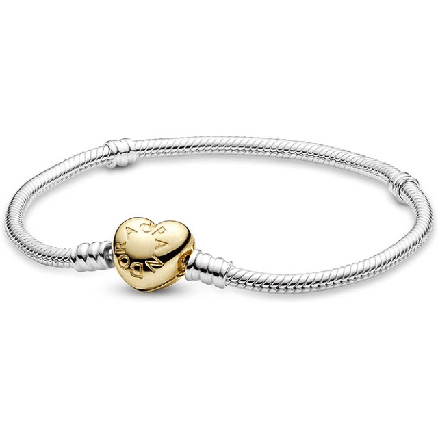 The Charmer Link Initial Bracelet - Rose Gold Plated - Oak & Luna