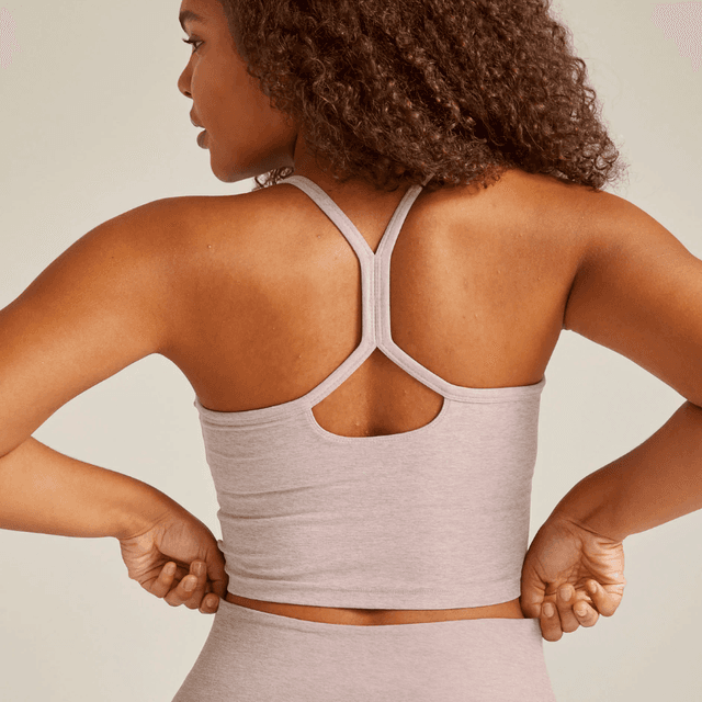 Activewear tank with built in bra sales