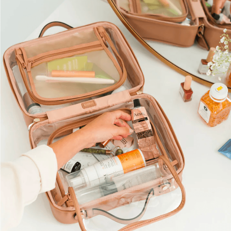 Makeup Case, LIGHT FLIGHT Travel Makeup Bag Cosmet