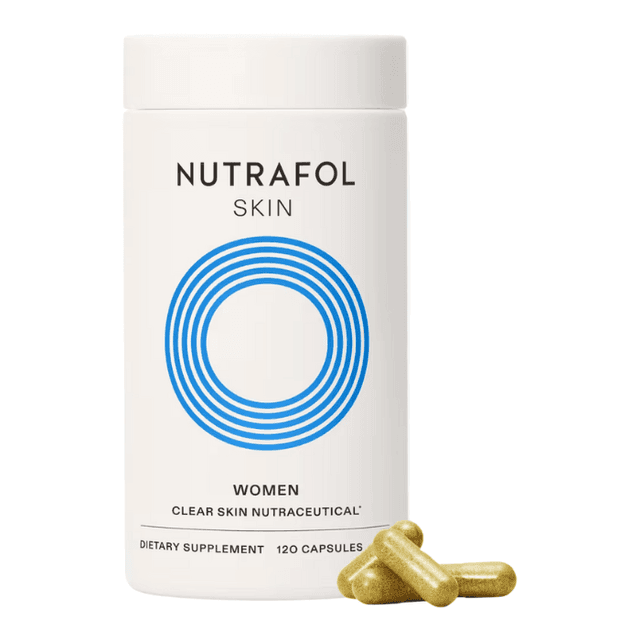 NUTRAFOL Clear Skin Clinically Proven Supplement for Acne + Breakouts