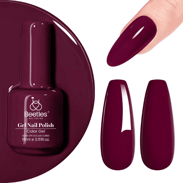 Beetles Mellow Plum Gel Nail Polish