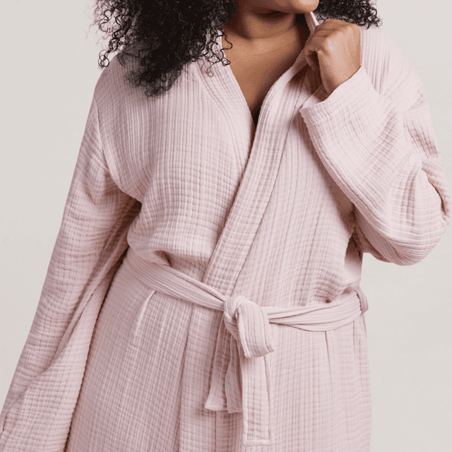 Lightweight short sleeve dressing gown on sale