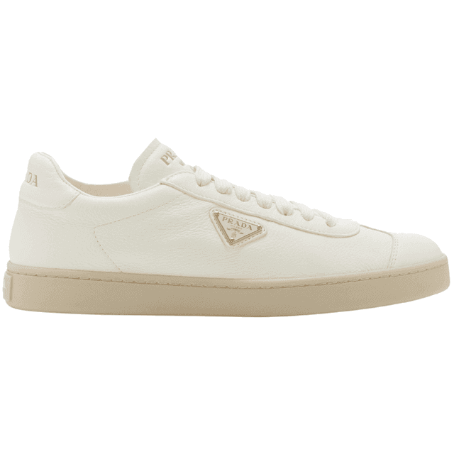 Prada Lane Low Top Leather Sneakers