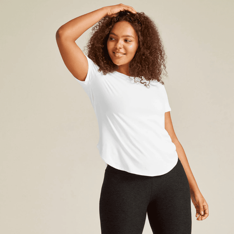 Buy Women Slim Petite Yoga Shirts Short Sleeve Activewear Mesh