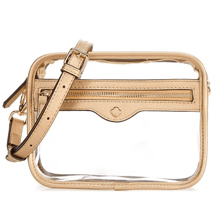 Top of The Charts Clear Crossbody in Ivory