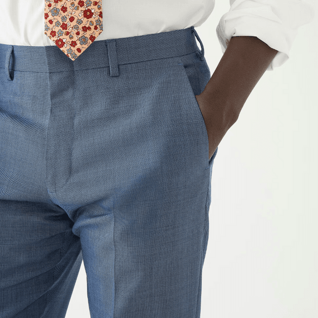 Classic Pants For Men. Cotton/Spandex. Best Seller Pants. Blue Color.