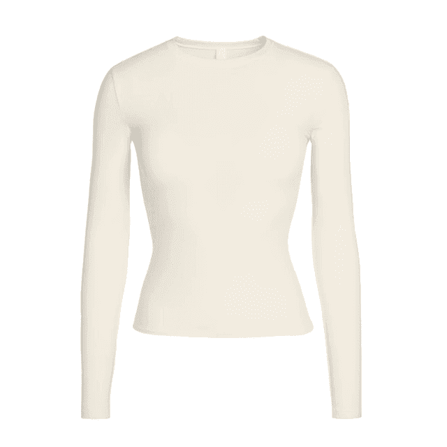 COTTON JERSEY LONG SLEEVE T-SHIRT