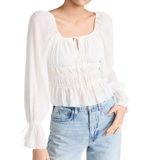 Trending White Dressy Blouses Rank & Style