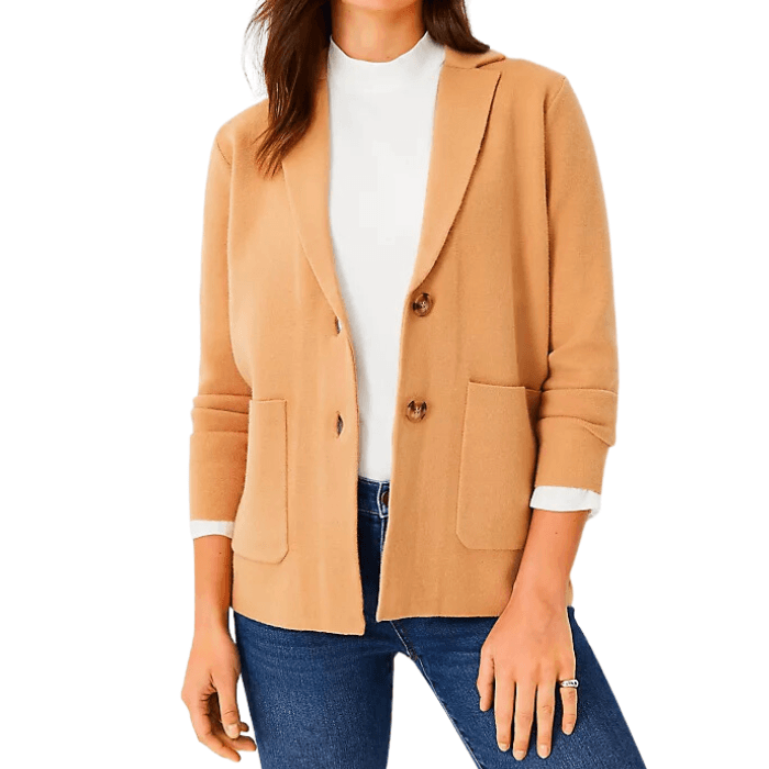Garnet hill hotsell knit relaxed blazer