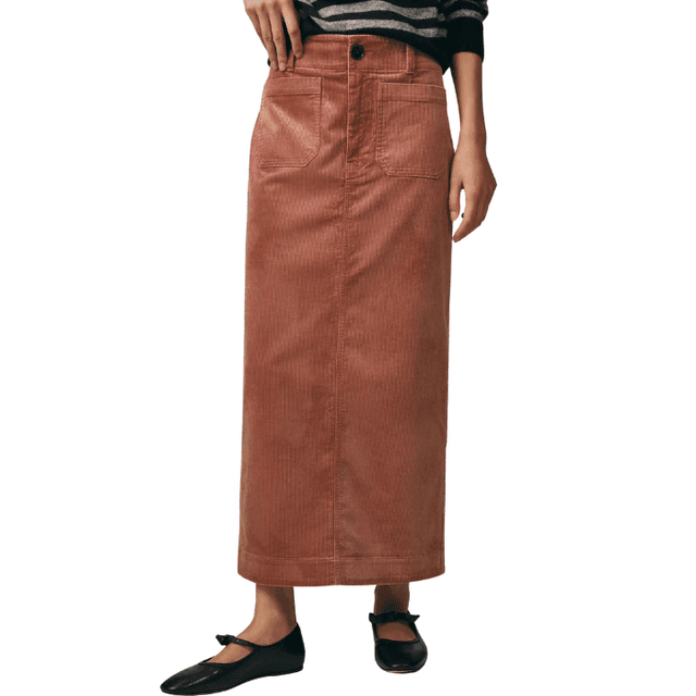 Maeve The Colette Corduroy Maxi Skirt