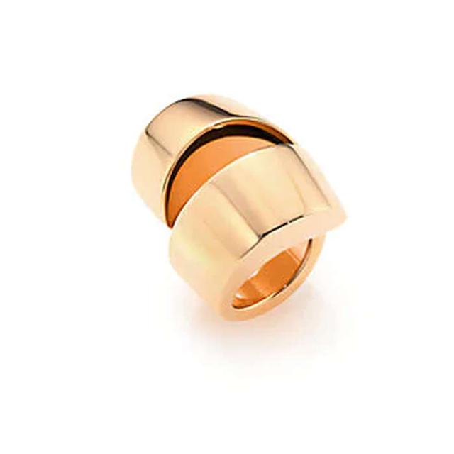 Vhernier Abbraccio Rose Gold Polished Ring