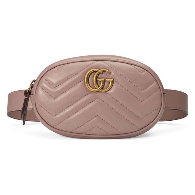 Gucci GG Marmont 2.0 Matelassé Leather Belt Bag