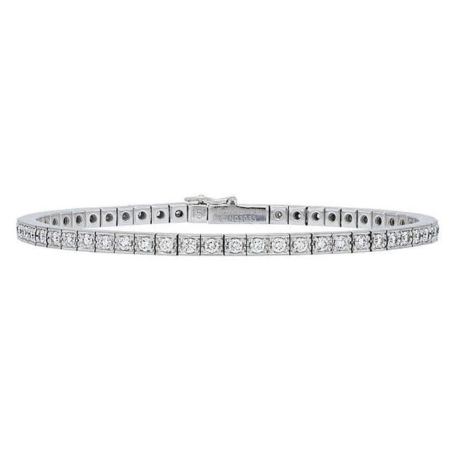 Cartier Lanieres Diamond Line Bracelet in 18K White Gold