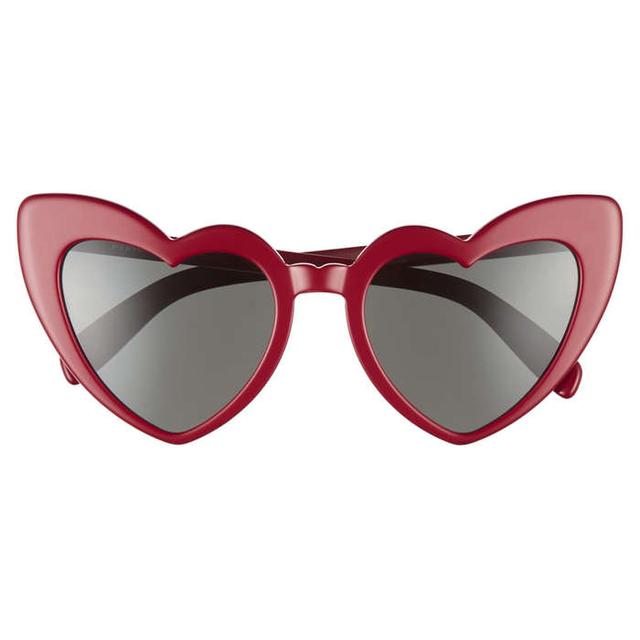 Saint Laurent Lou Lou Oversized Heart Sunglasses