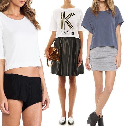 Boxy Cropped Tees