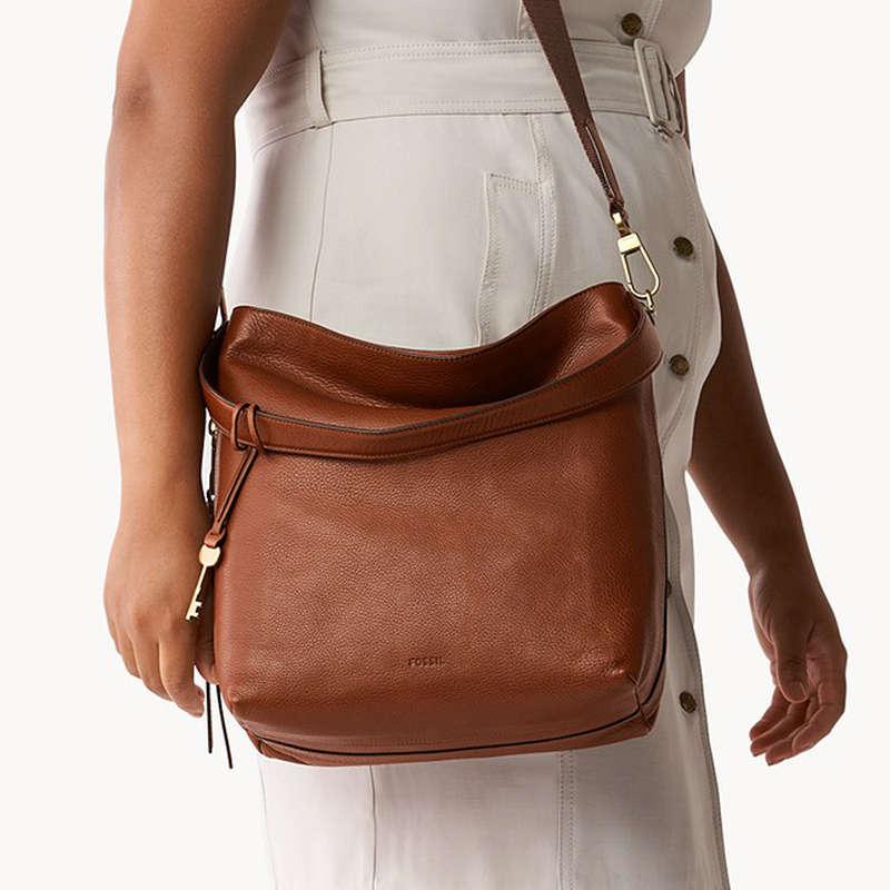 Hobo Crossbody Bag, Leather Purse