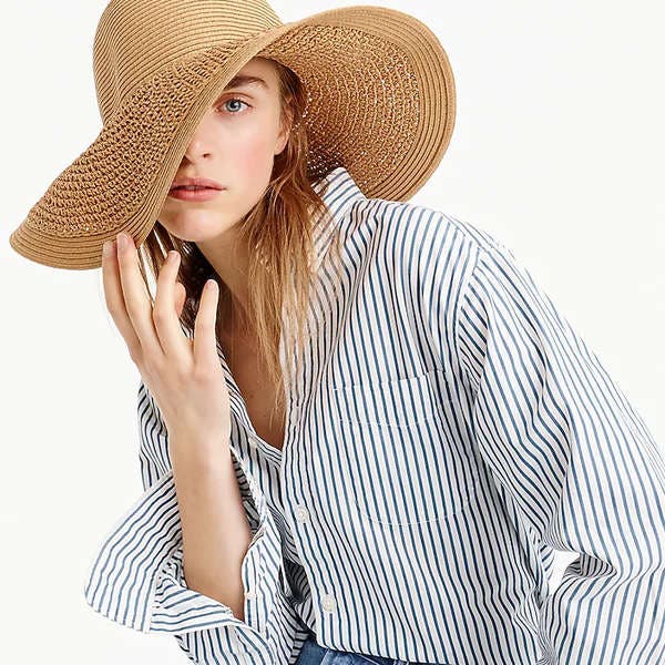 j crew summer hat