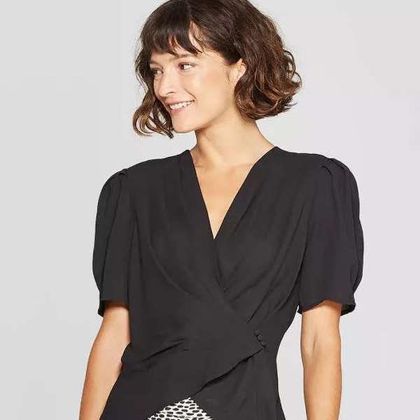 Cropped Wrap Blouse  Banana Republic Factory