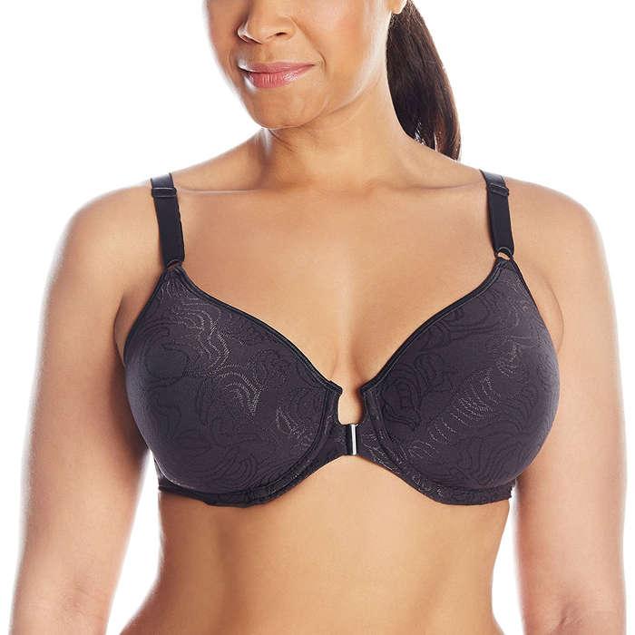 ERCKE Front Closure Bras for Women,Front Clasp Bras for Women,Shegrie Front  Closure BrasLarge Size, 3001-black, X-Large : : Clothing, Shoes &  Accessories