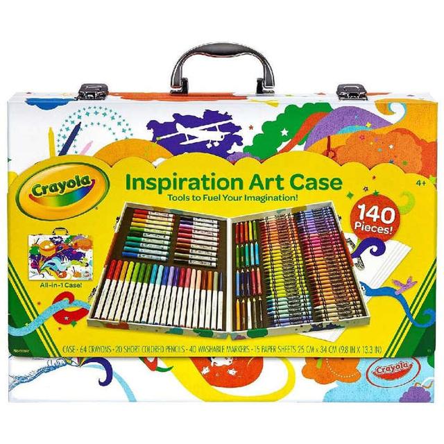 Crayola Inspiration Art Case, Art Set, Gifts for Kids, Age 4, 5, 6, 7  (Styles May Vary), includes 64 Crayons, 20 Short Colored Pencils, 40  Washable