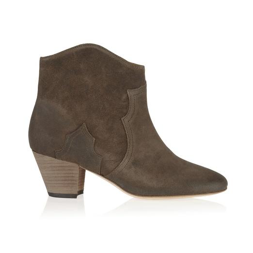 Isabel Marant Dicker Suede Ankel Boot