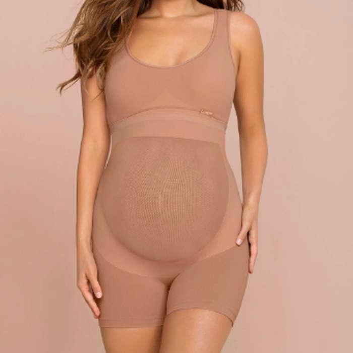 Seamless Womens Pregnancy Fajas Body Shapers Bodysuit With Waist