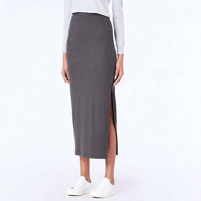 Meraki Rib Maxi Skirt