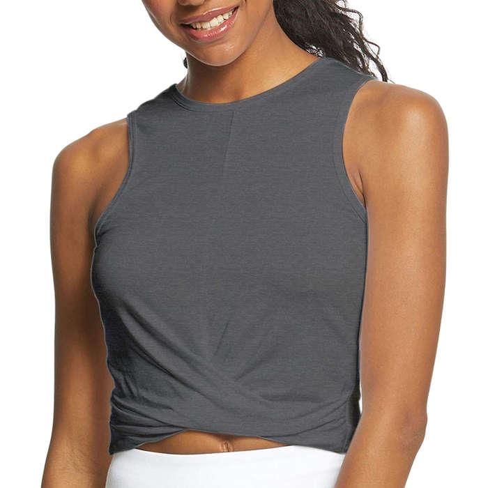 Twist Front Workout Tops | Rank & Style