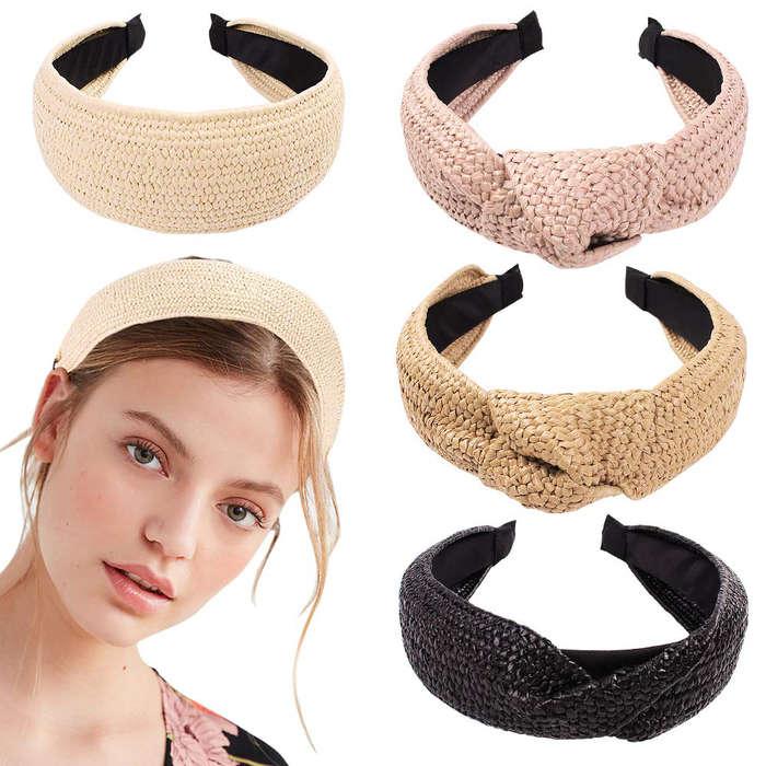Yanhao Straw Headband Set