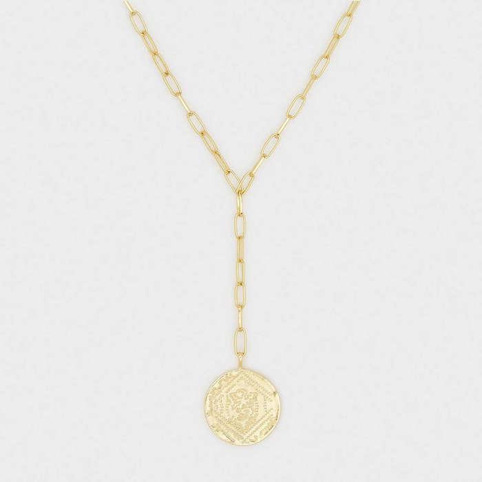 Gorjana Ana Coin Lariat