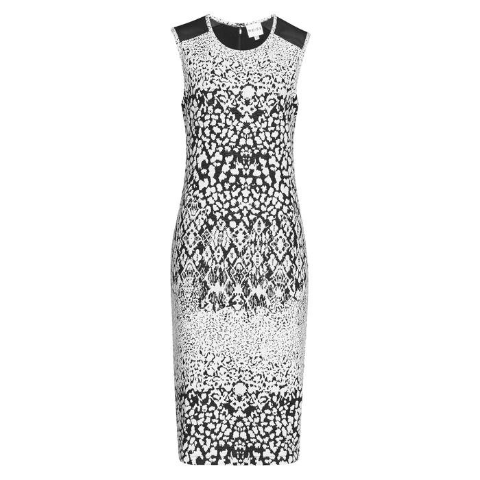 Berta Abstract Print Dress
