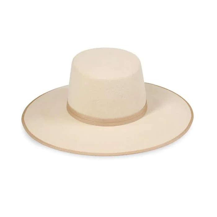 Lack Of Color Rancher Wool Boater Hat