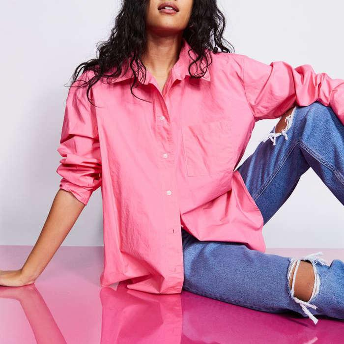 H&M Oversized Cotton Shirt