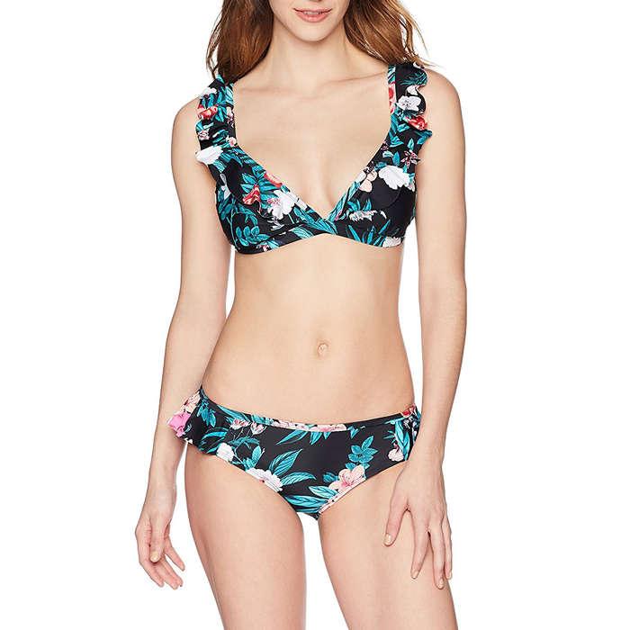 Coastal Blue Ruffle Bikini