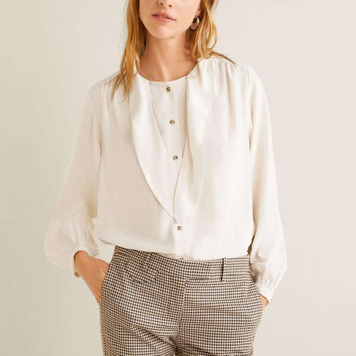 Tie-Neck Blouse