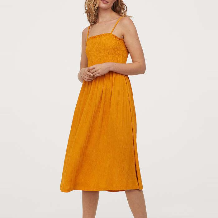 H&M Crinkled Dress