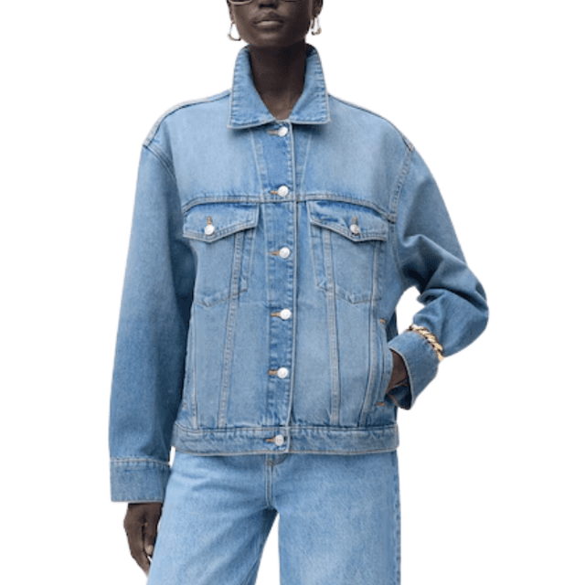 Mango Oversized Denim Jacket
