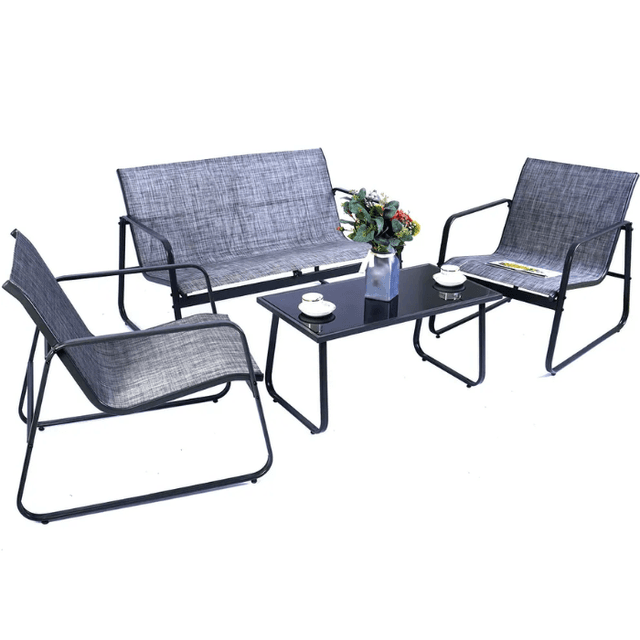 Kozyard Sofia 4 Pieces Patio Outdoor Conversation Set