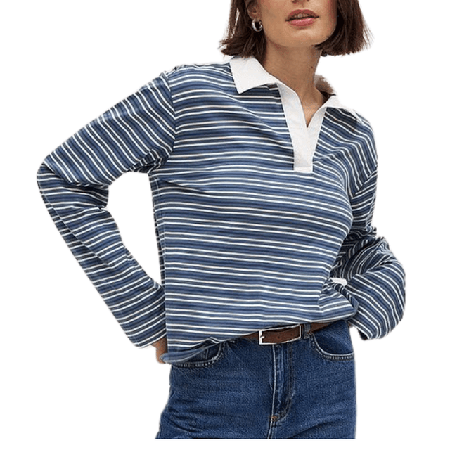 NA-KD Long Sleeve Polo Shirt