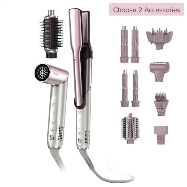 Build Your Own Shark Glam™ Ceramic & Powerful Air Styling & Drying System, Pink