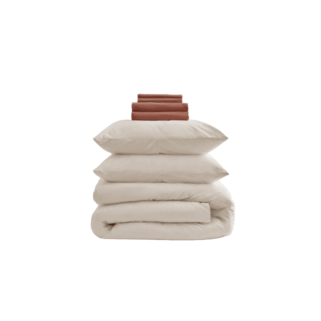Classic Organic Percale Deluxe Bedding Bundle