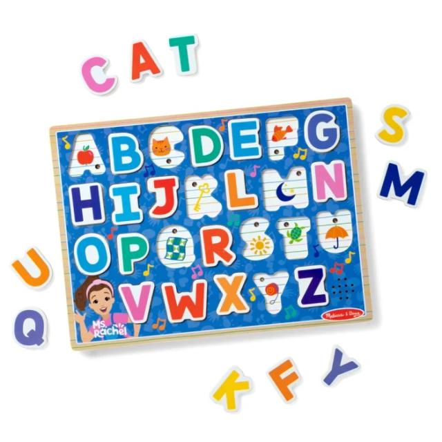Ms. Rachel™ Wooden Phonics Alphabet Sound Puzzle - 24 Pieces